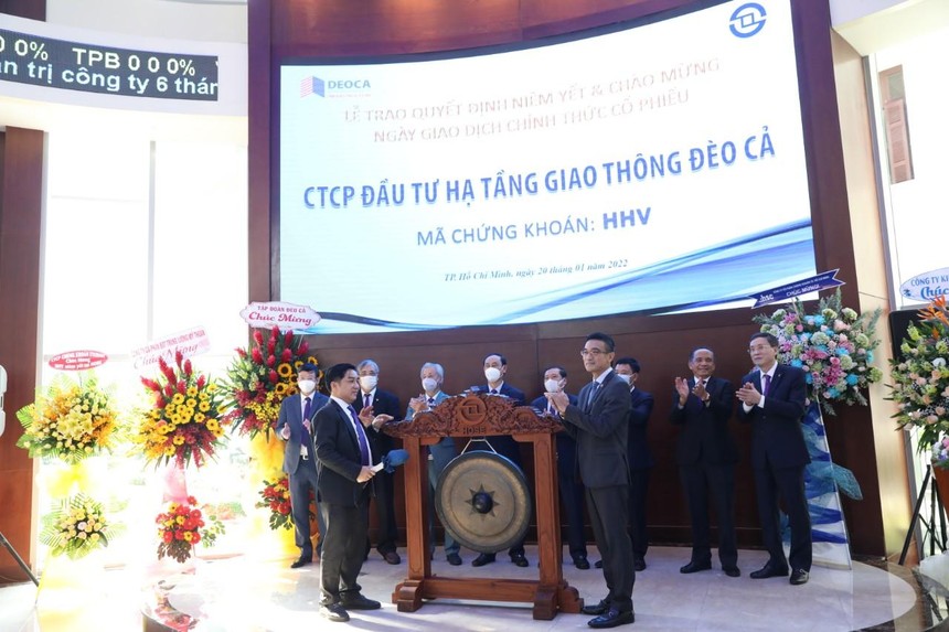 Hơn 267 triệu cổ phiếu HHV chào sàn HOSE