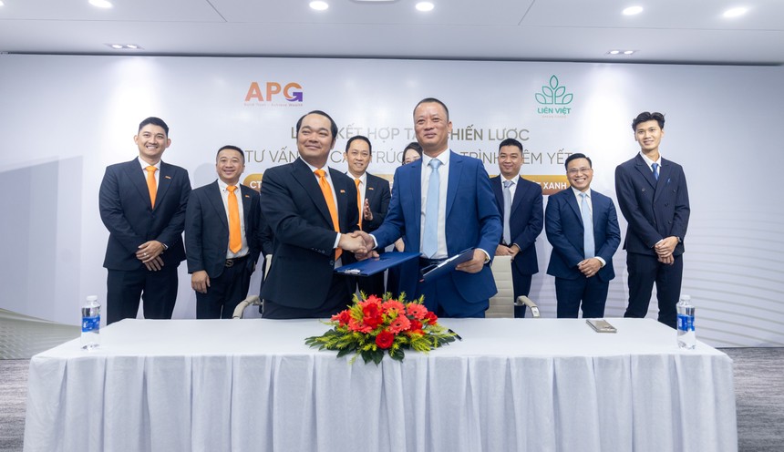 Chứng khoán APG và CTCP Tập đoàn thực phẩm Liên Việt Xanh ký kết hợp tác chiến lược: Hướng tới niêm yết và phát triển bền vững