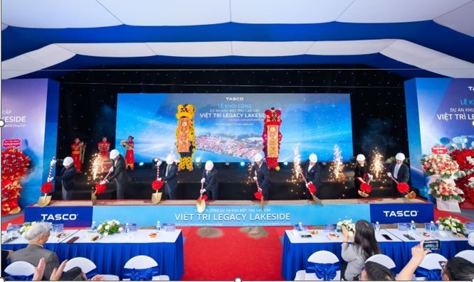Tasco (HUT) khởi công khu biệt thự cao cấp tại trung tâm tỉnh Phú Thọ