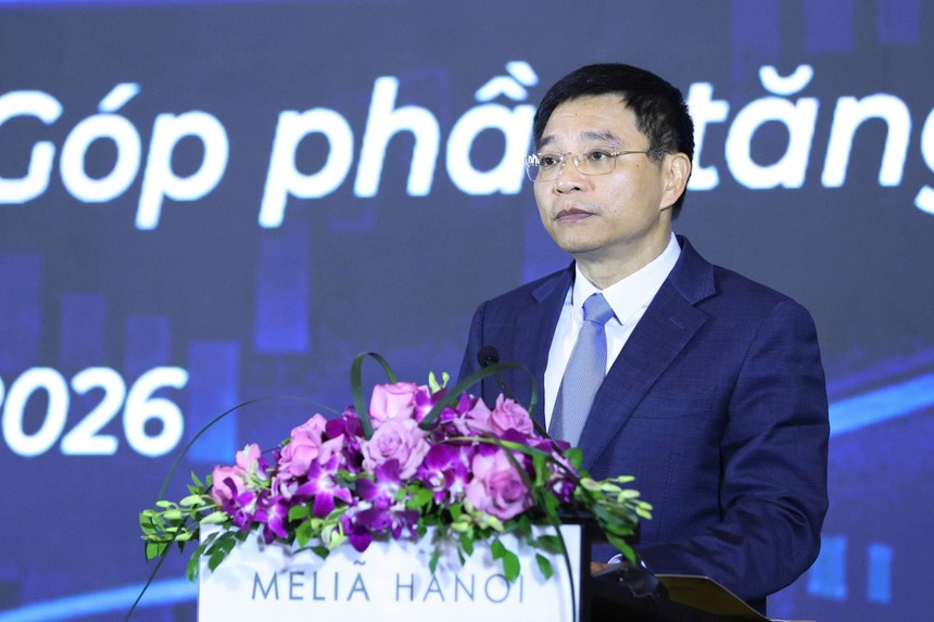 Bộ trưởng Bộ Tài chính Nguyễn Văn Thắng phát biểu chỉ đạo tại hội nghị. Ảnh: Dũng Minh