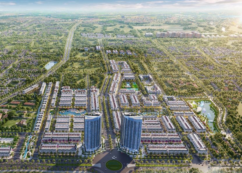 Phối cảnh Hoàng Huy New City II