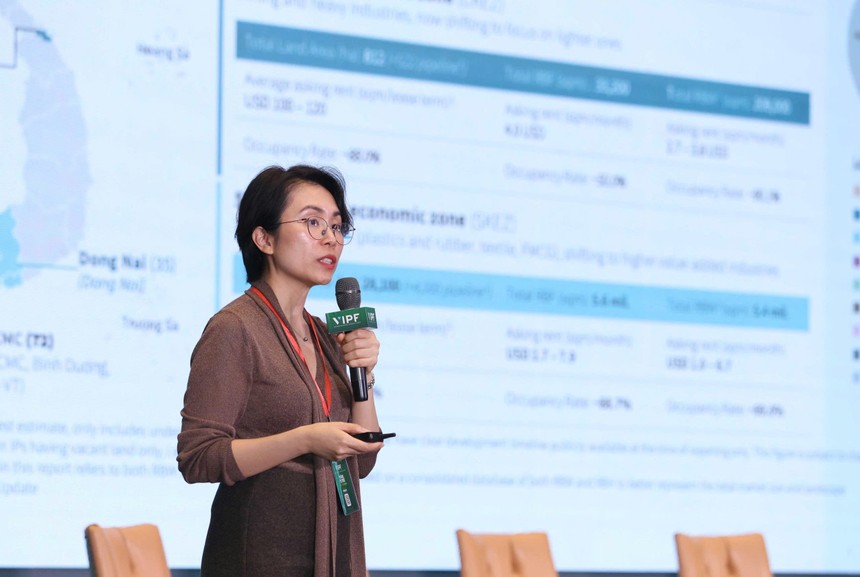 Bà Trang Lê, Tổng giám đốc kiêm Giám đốc cấp cao khối Nghiên cứu và Tư vấn, JLL Việt Nam (Ảnh: Lê Toàn)