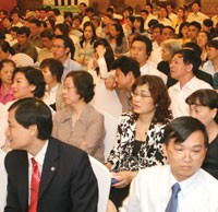 ĐHCĐ của Vinamilk được tổ chức khá chu đáo làm nhiều cổ đông hài lòng (Ảnh: ĐTCK).