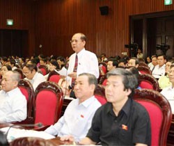 Kỳ họp thứ 5, QH khóa XII bế mạc sau 1 tháng làm việc. Ảnh: TTXVN