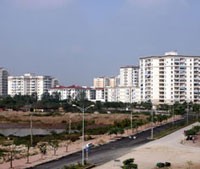 Một góc khu đô thị mới Việt Hưng (Hà Nội). Ảnh: TTXVN