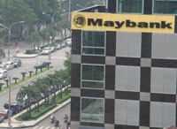 Trụ sở chi nhánh Ngân hàng Maybank trên đường Nguyễn Huệ (TP. HCM)