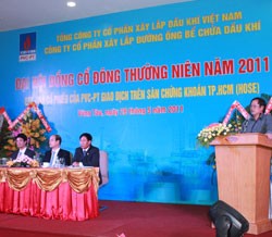 PXT đặt kế hoạch chia cổ tức 15% vốn điều lệ năm 2011