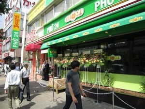 Phở 24 tại Nhật Bản. (Ảnh: Thanh Tùng/Vietnam+)