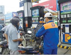 Một cửa hàng của Petrolimex ở TP. HCM