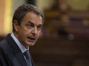 Thủ tướng Tây Ban Nha Jose Luis Rodriguez Zapatero. (Nguồn: AFP)
