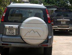 2 ôtô của CTCP Trung Nam đã được nhân viên sử dụng đi chém dân
