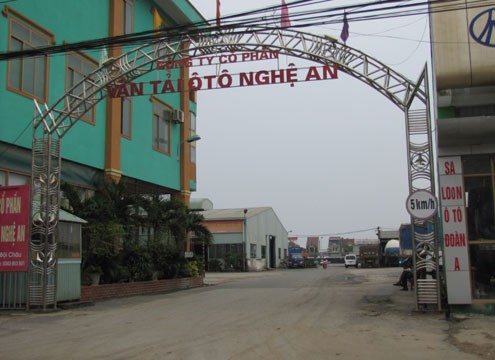 Trụ sở Công ty Cổ phần vận tải ô tô Nghệ An