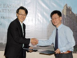 Lễ ký kết hợp đồng thi công giữa Posco và Hùng Việt 
