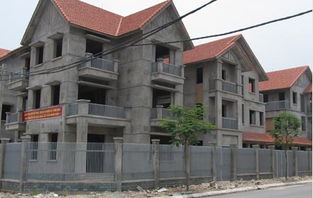 Nhiều biệt thự, nhà liền kề xây dựng tại dự án Vân Canh xây dựng không đúng thiết kế đã duyệt