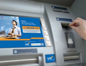 VIB miễn phí rút tiền tại hơn 14.000 máy ATM trên toàn quốc