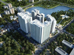 Mandarin Garden chuyển căn hộ mẫu về ngay tại dự án