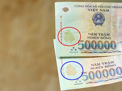 Cách nhận biết tiền polyme giả