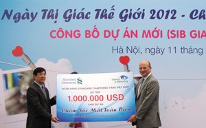 Standard Chartered Việt Nam tài trợ 1 triệu USD cho y tế Việt Nam 