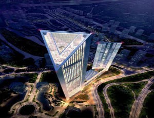 Phối cảnh trụ sở của Vietinbank.