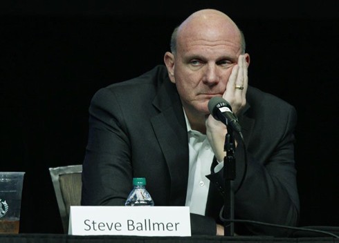 Steve Ballmer công không ít mà "tội" cũng nhiều trong 13 năm giữ chức CEO Microsoft. Ảnh: AP